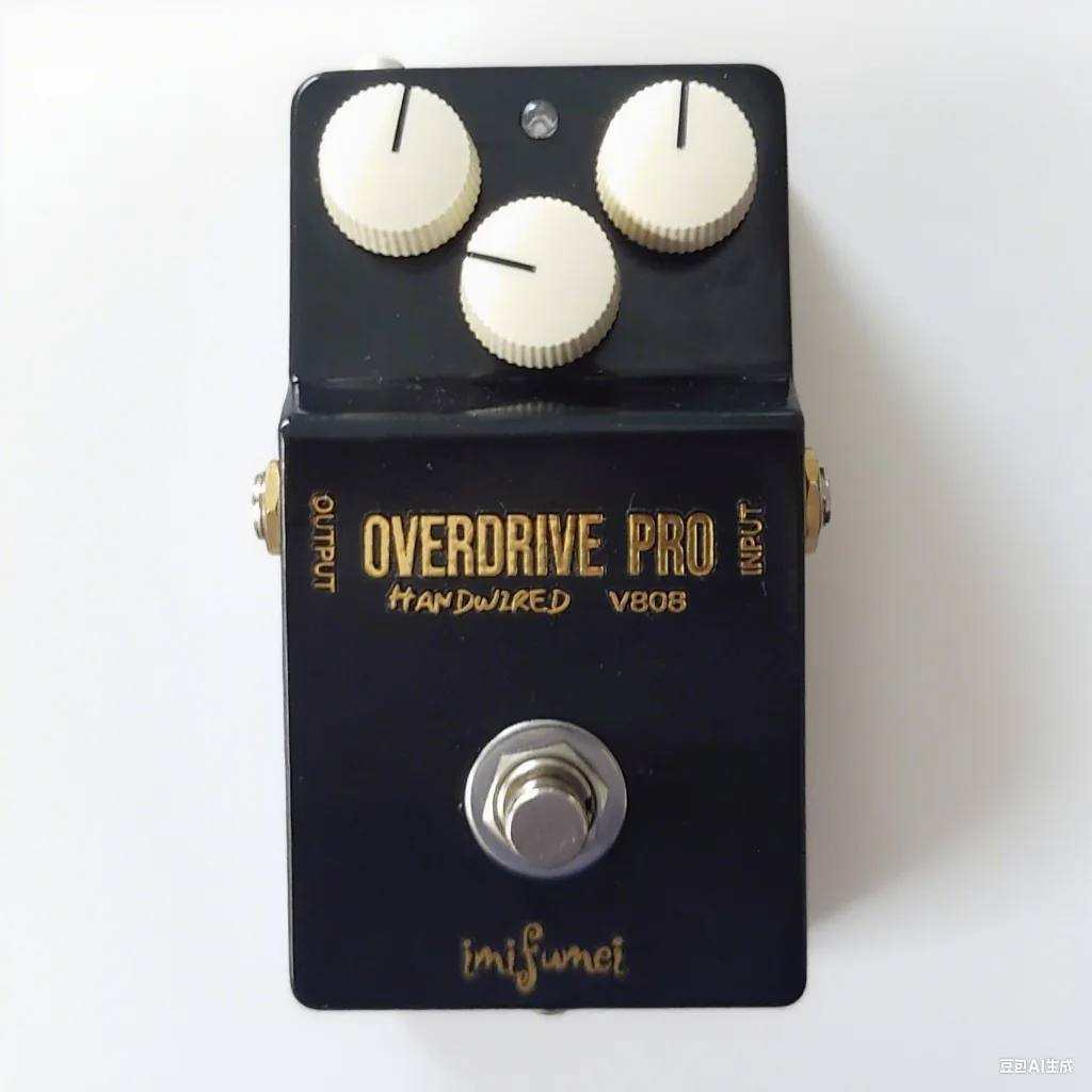 Pedal de efeito de guitarra Tgp Ts V808 Overdrive Pro com fio manual, pedal de acionamento com controle de graves Sat