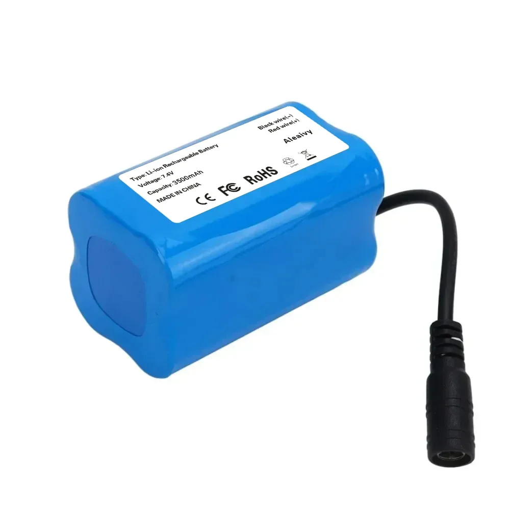 Baterai Li-ion 7.4V 3500MAh untuk V020 V900 V007 C18 H18 V18 D18B FX88 RC Umpan Pancing Perahu Drone Mainan Remote Control Dapat Diisi Ulang