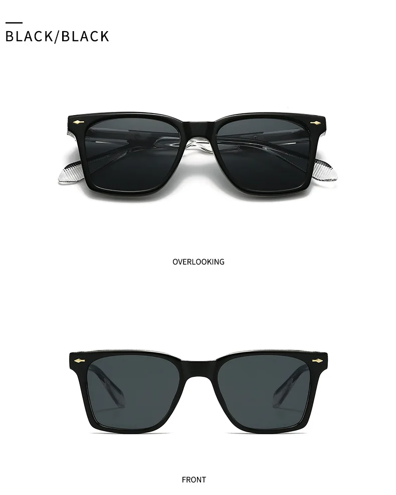 2025 quadratische Sonnenbrille Frauen Trendy Vintage Sonnenbrille Männer Luxus Mode Gläser Dropshipping Gafas De Sol Hombre Sonnenbrille – Detail 15