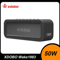 XDOBO Wake1983 Portable 50W Bluetooth-Compatiable Speaker Wireless Waterproof Subwoofer Stereo Surround Support TWS TF AUX