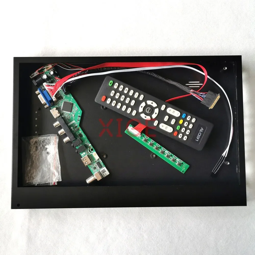 

Metal Case&Driver Controller Board Fit N133B6/N133BGE 1366*768 LVDS 40-Pin DIY Kit USB+AV+HDMI+VGA Matrix TV Analog Signal 13.3"