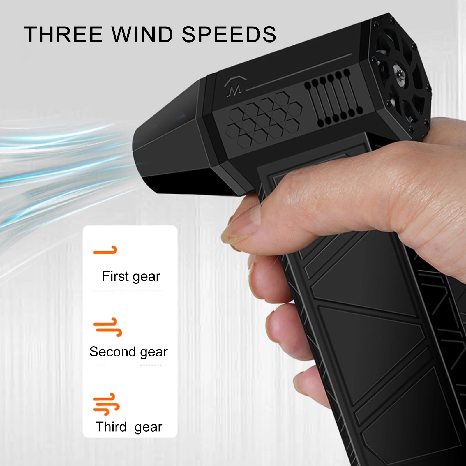 Mini Turbo Jet Fan Wind Speed Brushless Motor Handheld Duct Fan High-Performance Cyclone Turbo Electric Blower