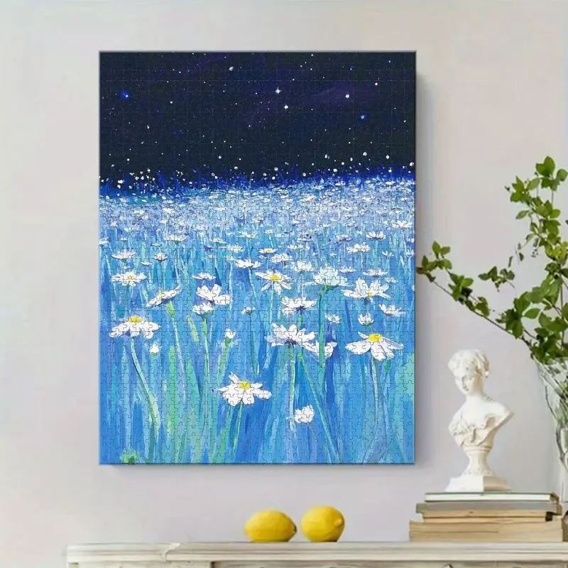 Puzzle panoramiczne 1000/500 elementów, artystyczne łagodzenie stresu, wymagające myślenia, wysokiej jakości i różnorodne gry, idealny prezent na urodziny A