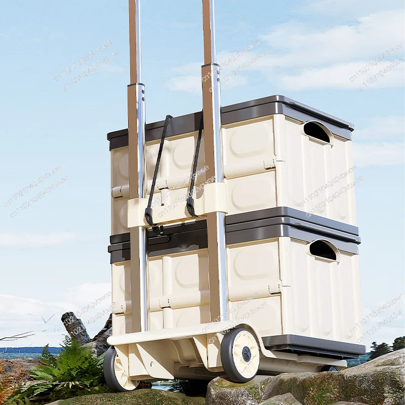 Household portable pickup, express pickup, cargo handling, small pull cart, shopping, shopping, luggage, trolley cart
