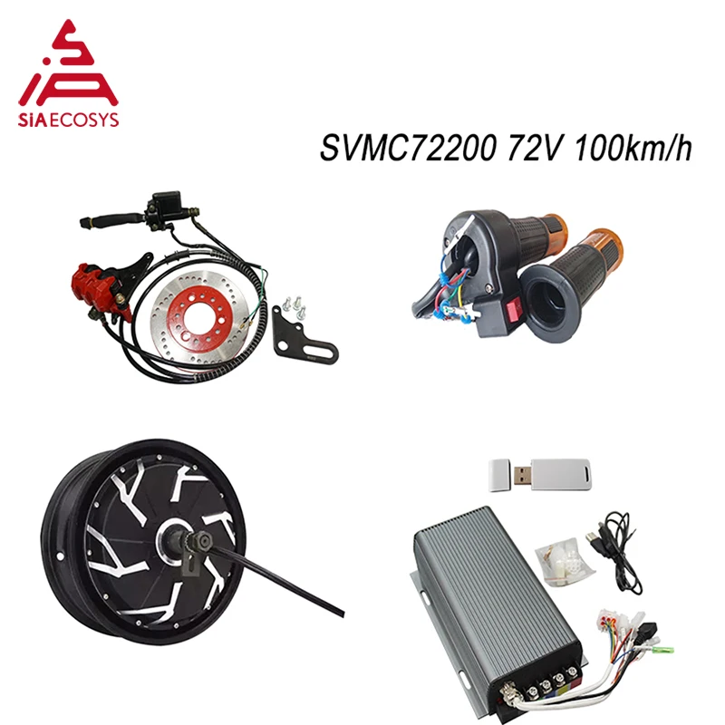 QS Motor 12inch 5000W V4 72V 100km/h Brushless DC Electric Scooter Hub Motor