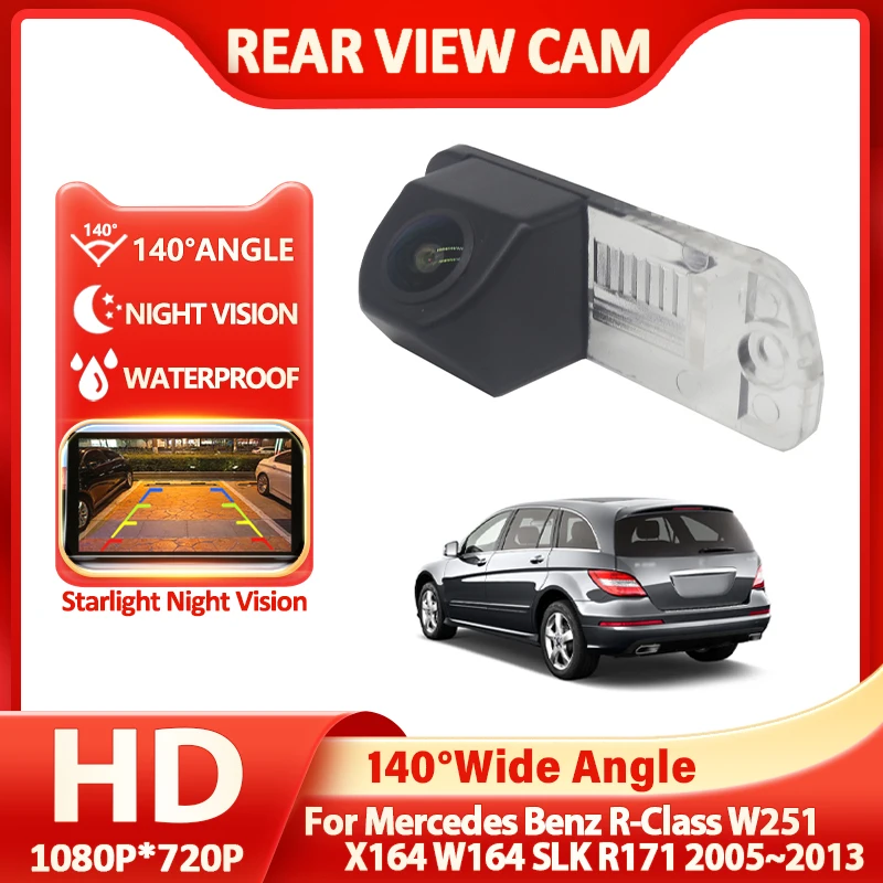 Car Rear View Camera HD Night Vision Backup Reverse Parking Camera For Mercedes Benz R-Class W251 X164 W164 SLK R171 2005~2013