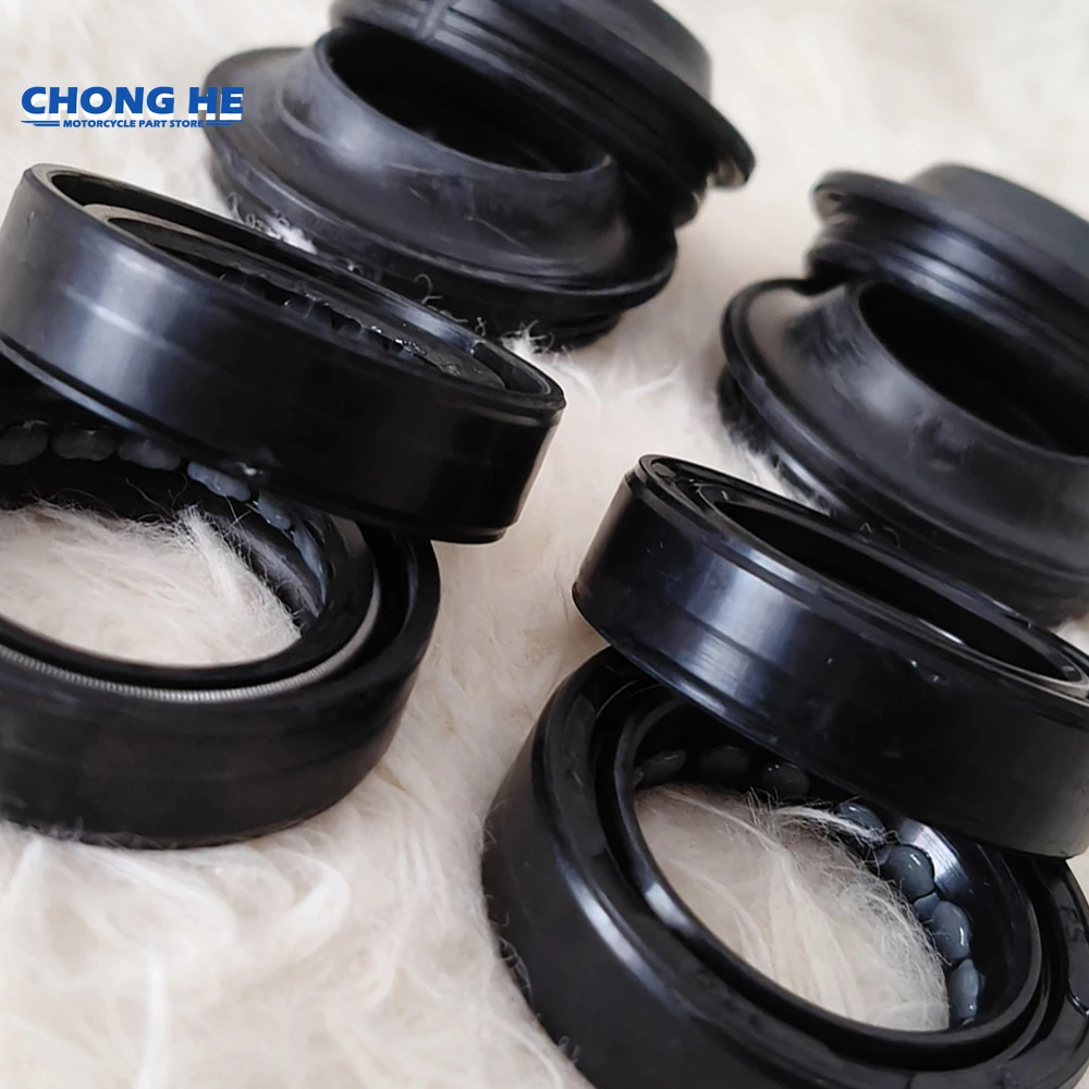 

4/8/16pc 33x45x10.5 Front Fork Dust Oil Seal 33 45 For SHOWA ø 33 mm FORK TUBES For BMW All 1984 models R100RS R 100 R100 RS RT