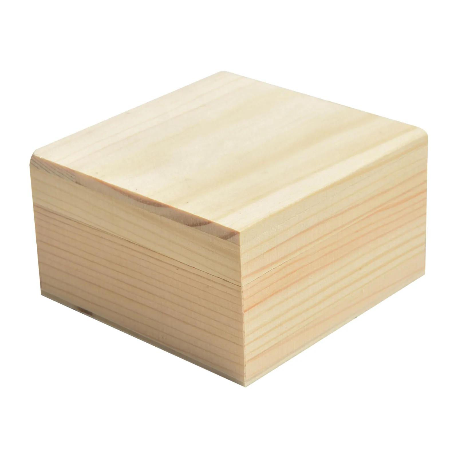 Caja de madera para almacenamiento, caja de recuerdo de boda, bautizo, pino, tapa superior e inferior, herramientas de colección de joyas