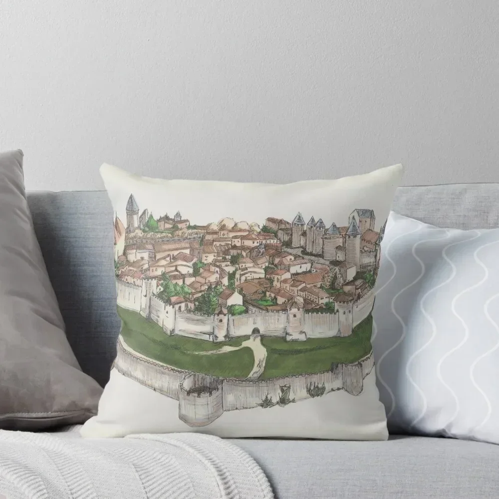 Carcassonne Throw Pillow Cushion Child Decorative Cushions For Living Room pillow