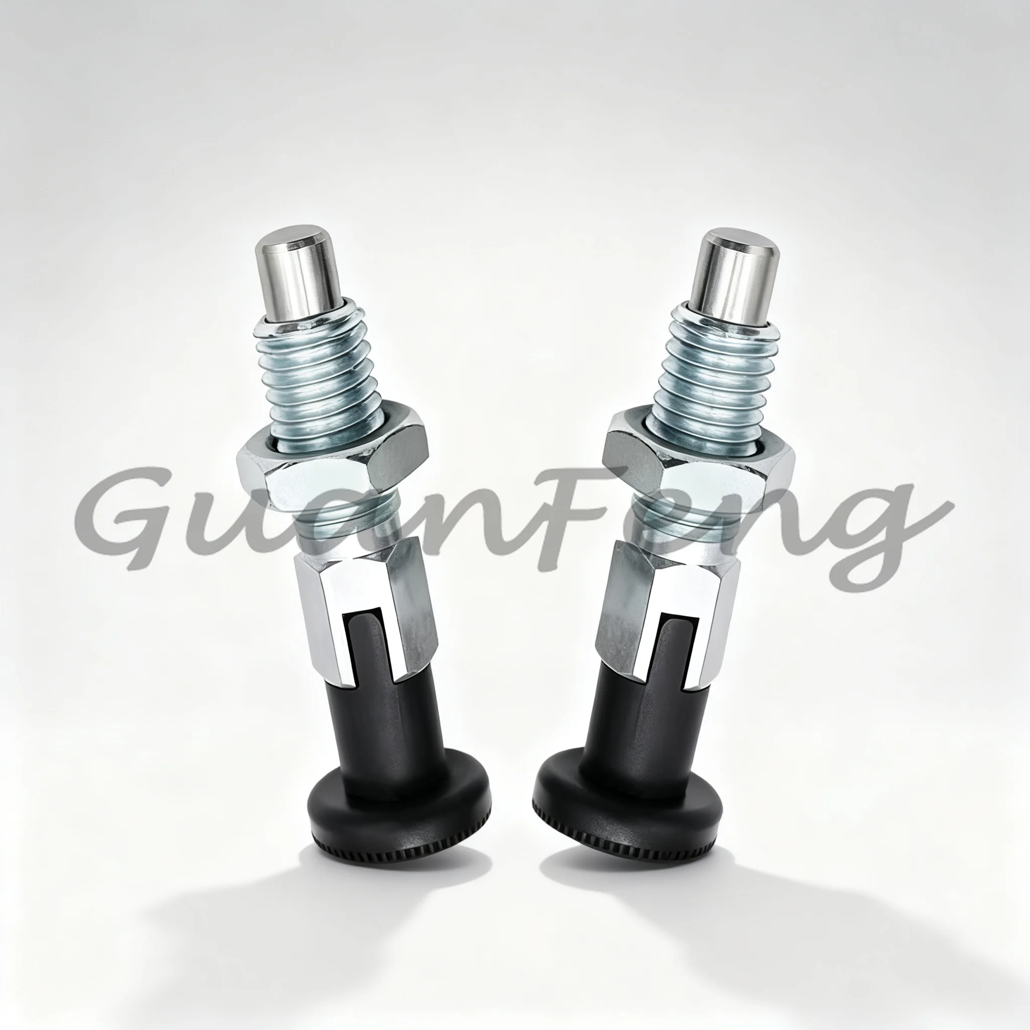Knurled Head Self-Locking Indexing Plunger, Stainless Steel Coarse Thread Locating Pin M6 M8 M10 M12 with Knob