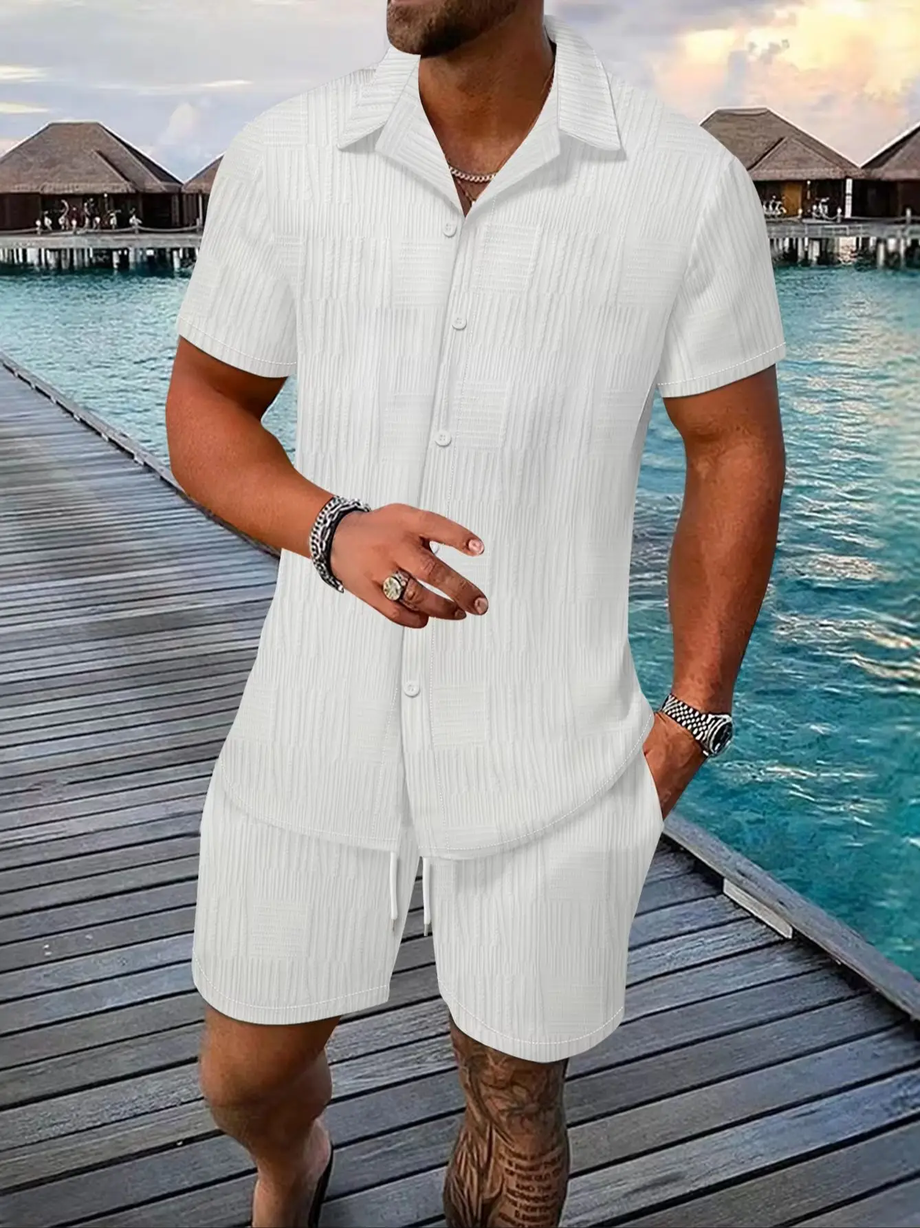 Summer Shirt & Shorts Set