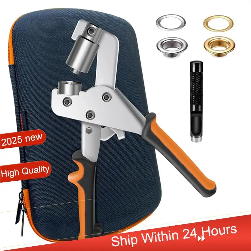 

Набор люверсов для тяжелых условий эксплуатации с сумкой, 200 шт., 10 мм, ручной инструмент для изготовления металлических брезентов ~ Джек.