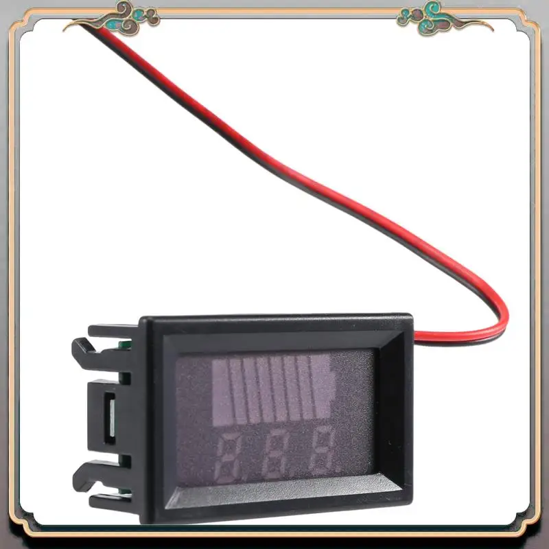 

Надежный индикатор емкости аккумулятора ACID-12 В, светодиодный тестер уровня заряда, синий вольтметр