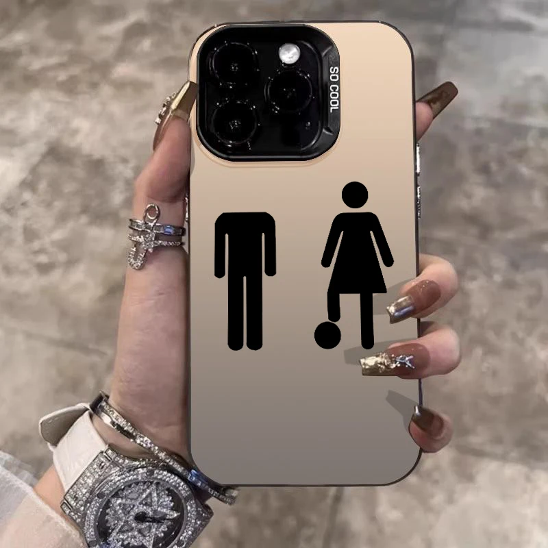 الإبداعية ركلة رئيس تصميم IMD جراب هاتف آيفون 16 برو ماكس 15 14 13 12 11 16E 17 الهواء X XR XS ماكس 7 8 زائد غطاء مقاوم للصدمات #1