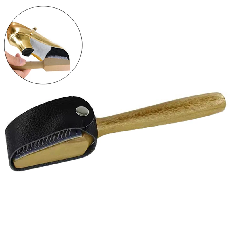 1PC Wooden Suede Sole Wire Shoe Brush Cleaners Ballet Dance Shoes Cleaning Brushes Shoes Brushes for Home Cleaning Footwear