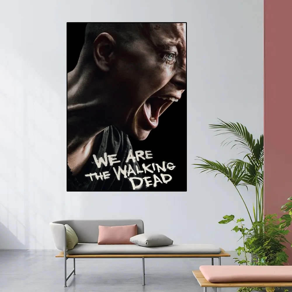 The Walking Dead Poster Home Room Decor Livingroom Bedroom Aesthetic Art Wall Painting Stickers