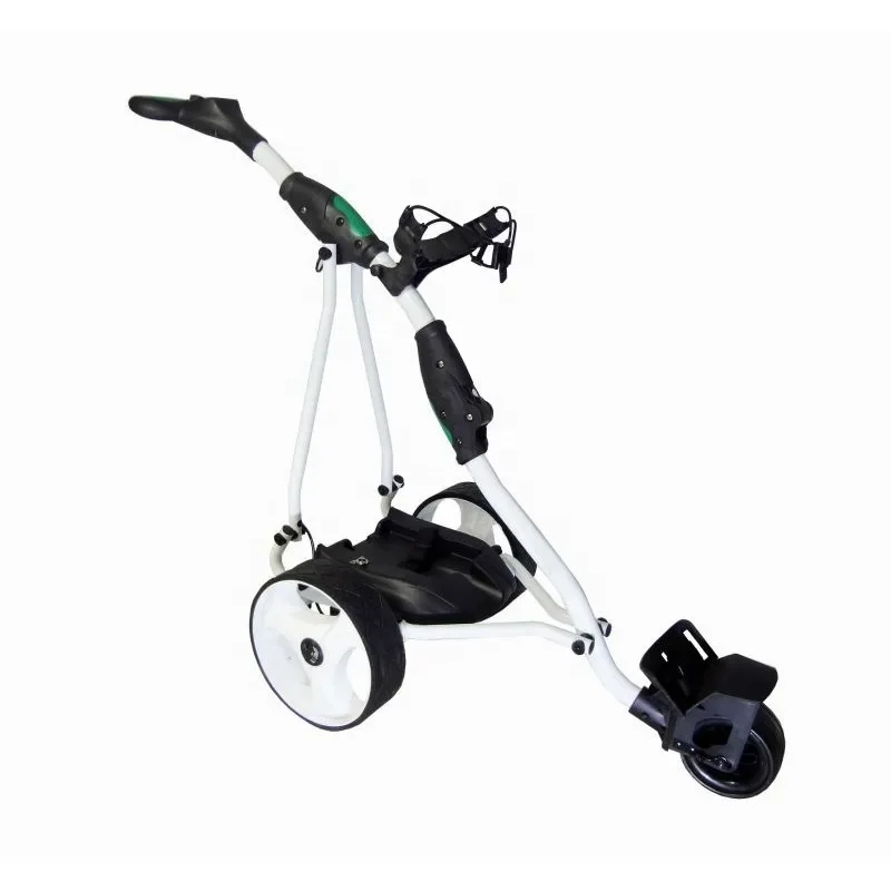 Electric golf equipment, lightweight, durable, European inspired, minimalist design. durable