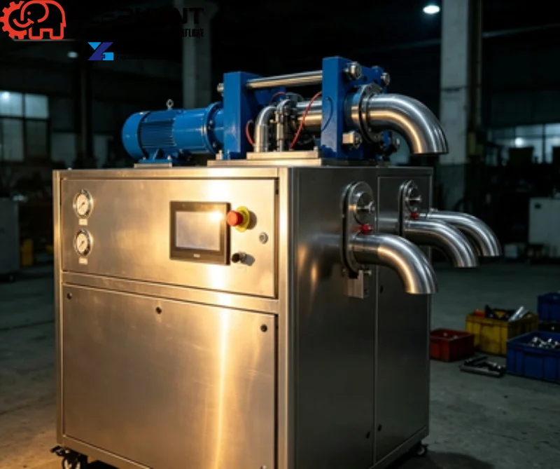 Dry Ice Pelletizer Machine, Professional Granular Dry Ice Maker 500kg/h Industrial Dry Ice Making Equipment For Sale
