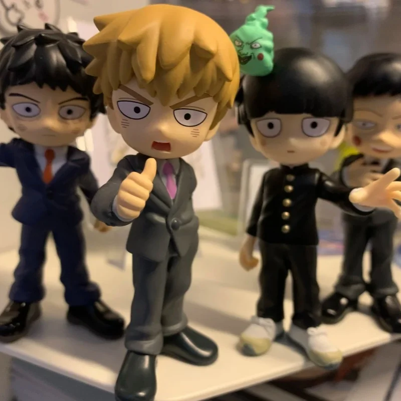 

Original Mob Psycho 100 III Q Edition Action Figureshigeo Desk Decor Collection Shigeo Kageyama,Arataka Reigen,Ritsu Kageyama
