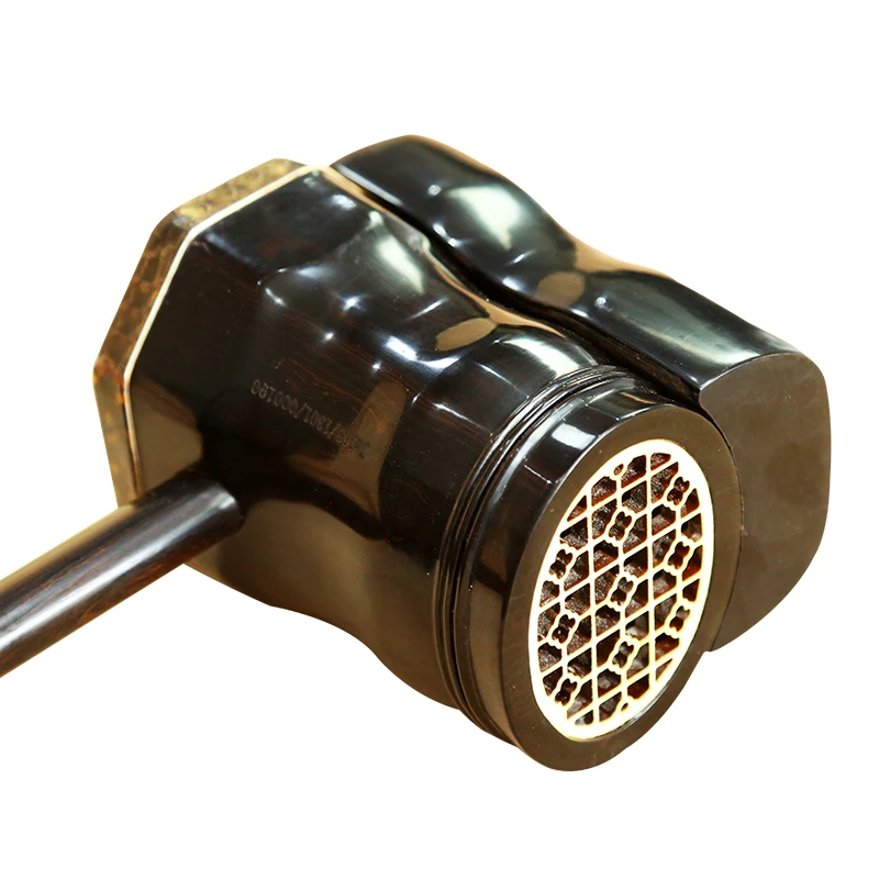 National Musical Instruments Black Sandalwood Octagonal Erhu Instrument Performance Test with Octagonal Send Accessories