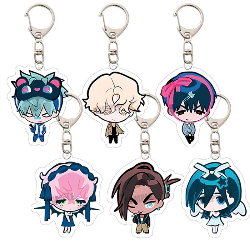 Dessin animé Alien scène acrylique sac décoration pendentif Ivan & Till balancent porte-clés acrylique porte-clés cadeau exquis