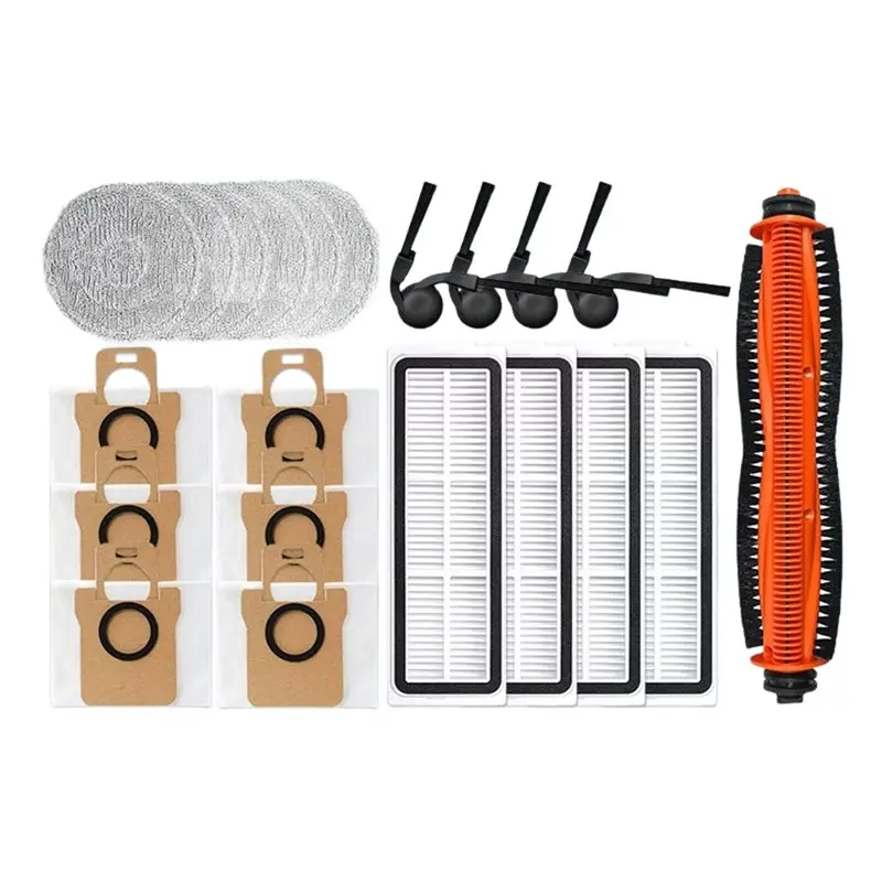 

【ADORN】For Xiaomi Robot Vacuum 5 PRO/OV21CN Accessories Replacement Parts Main Side Brush HEPA Filter Mop Cloth Dust Bags