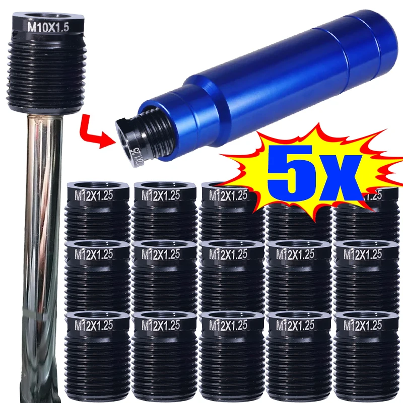 For M8 M10 Knob Adapter Converter Car Tuning Parts Handle Adapter Female Threaded Aluminum Shift Knob Adapter Shift Accessories