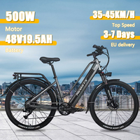 2025 NEW TXC10 Engine 500W 48V19.2AH Battery Oil Pressure Braking E Bike 27.5 Inch Tire 9-Speed Electric Bike For Access To