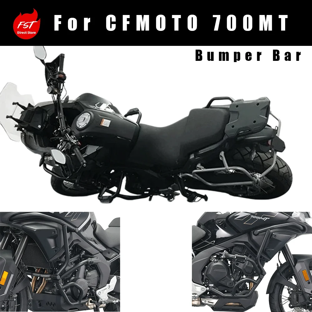 Motorcycle Anti‑Drop Crash Bar Bumper Protective Frame Mod Accessories Fit for CFMOTO 700MT