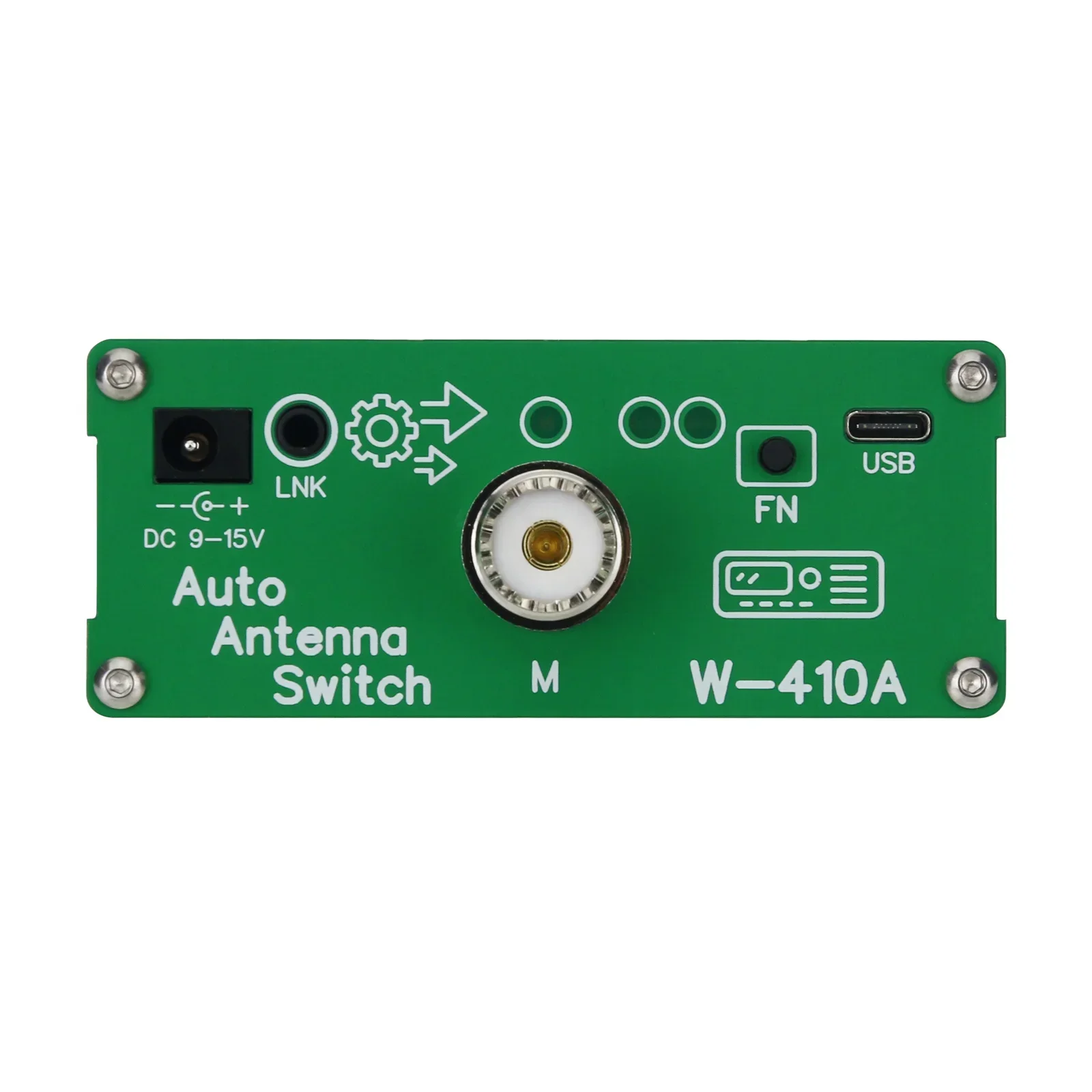 W-410A 200W Automatic Antenna Switch Antenna Switcher Suitable for Shortwave Radio Receivers