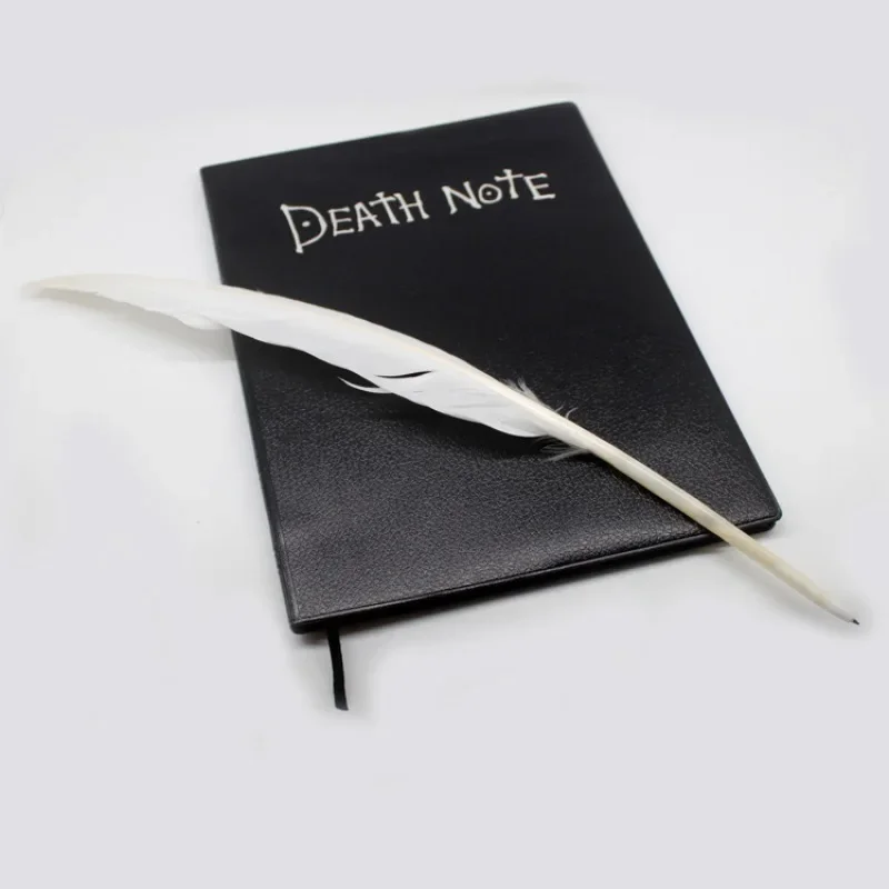 Creative Notebook Set DEATH NOTE Feather Pen Notebook Set Notebook Set Peripheral Prop Book Gifts