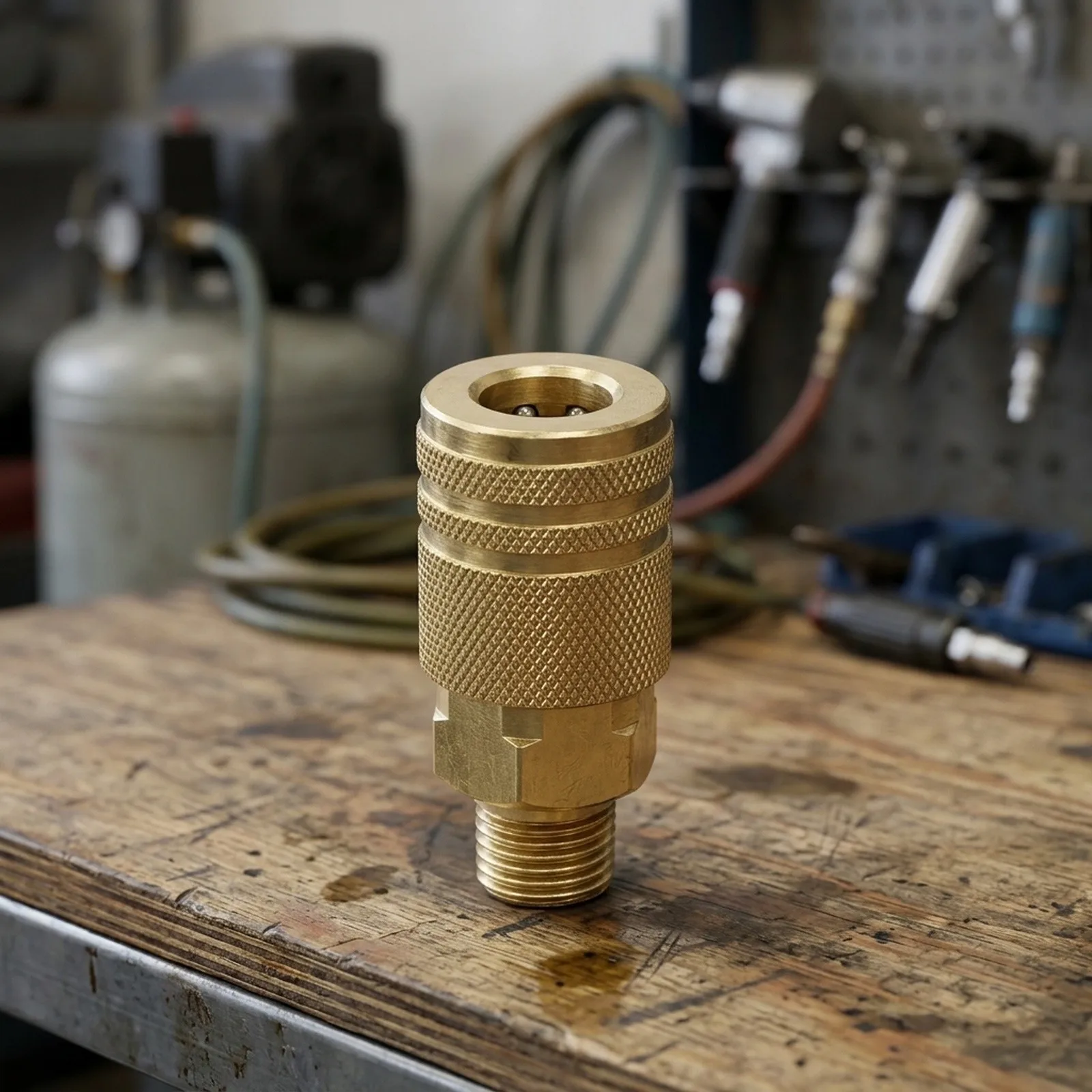 1/4 NPT Male Thread Pneumatic Fitting for Direct Screw Installation on For air Compressor Hoses and Pneumatic Equipment