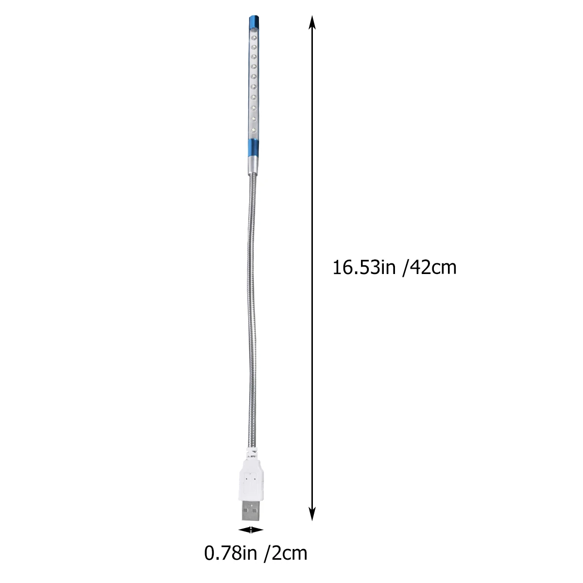 

Keyboard Light Small Desk Lamp USB Pocket for Computer Laptop Table