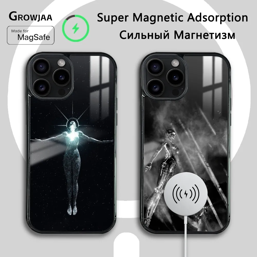 DJ A-Afterlife Anyma Phone Case For iPhone 16 15 14 13 12 11 Pro Max Plus Mini Magsafe Mirror Wireless Magnetic Cover