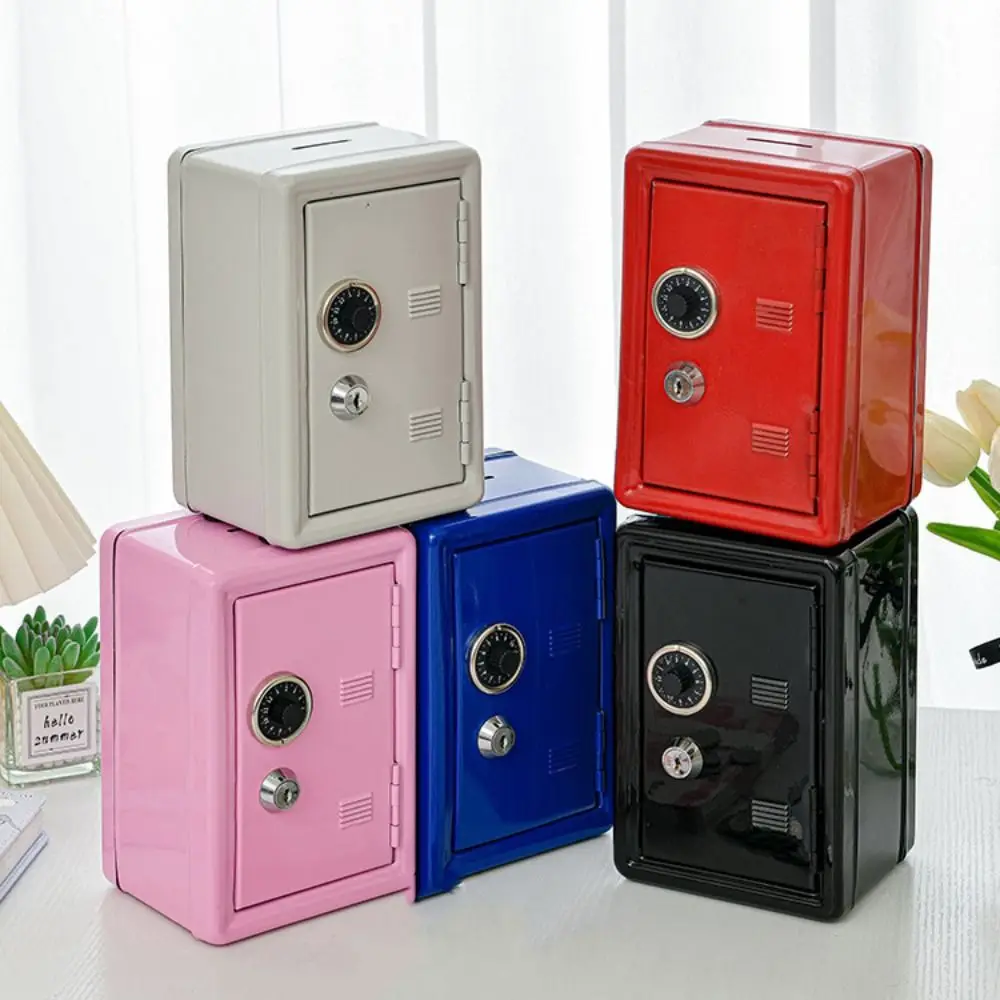 Tragbare Passwort Lock Mini Safe Anti-Diebstahl Schrank Sparschwein Metall Geld Lagerung Box Desktop Lagerung