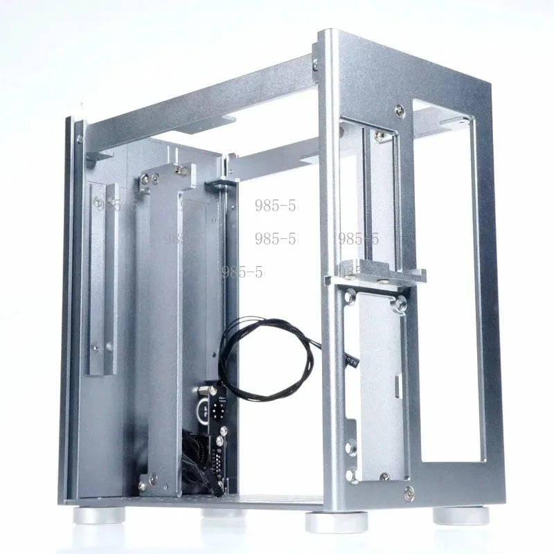 All Aluminum 1U ITX Case，4.3L Volume Half-height Knife Card Chassis