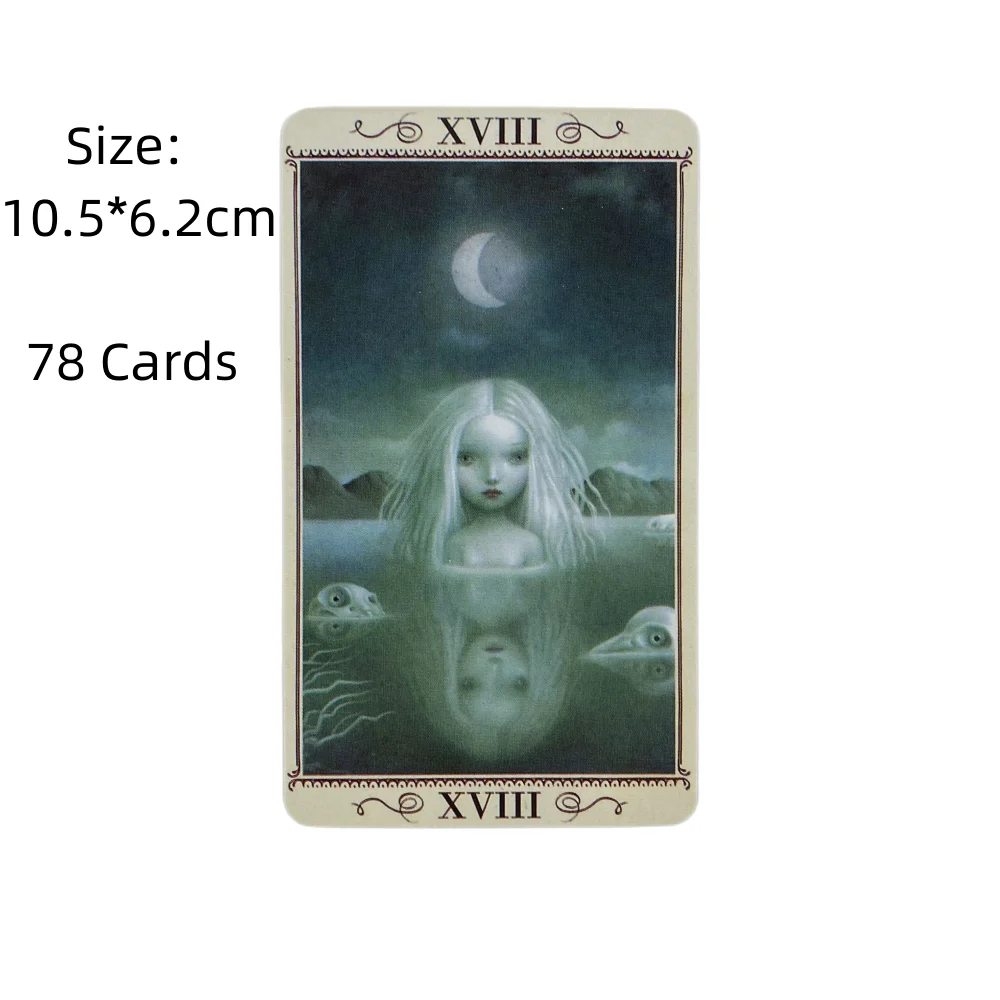 Nicoletta Ceccoli Tarot Cards A 78 Deck Oracle English Visions Divination Edition Borad Playing Games