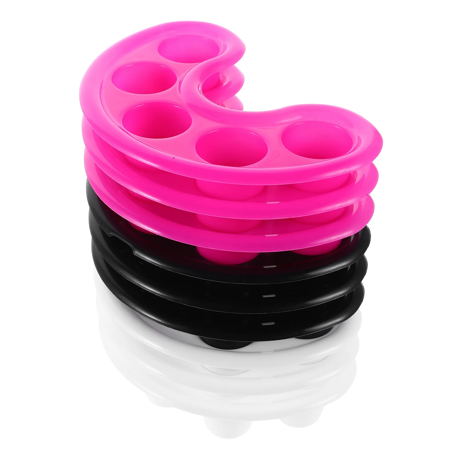 

9Pcs Nail Art Hand Soak Bowls Manicure Tool Set Ergonomic Five Hole Design for Efficient Finger Soaking Manicure Equipment