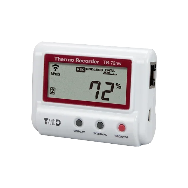 TECPEL TR-72nw-S Wired Lan Humidity and Temperature Data Logger