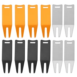 8Pcs Aluminum Alloy Bending Golf Divot Repair Tool Ball Marker Putting Fork Pitch Groove Cleaner Tools Lawn Maintaining Fixing