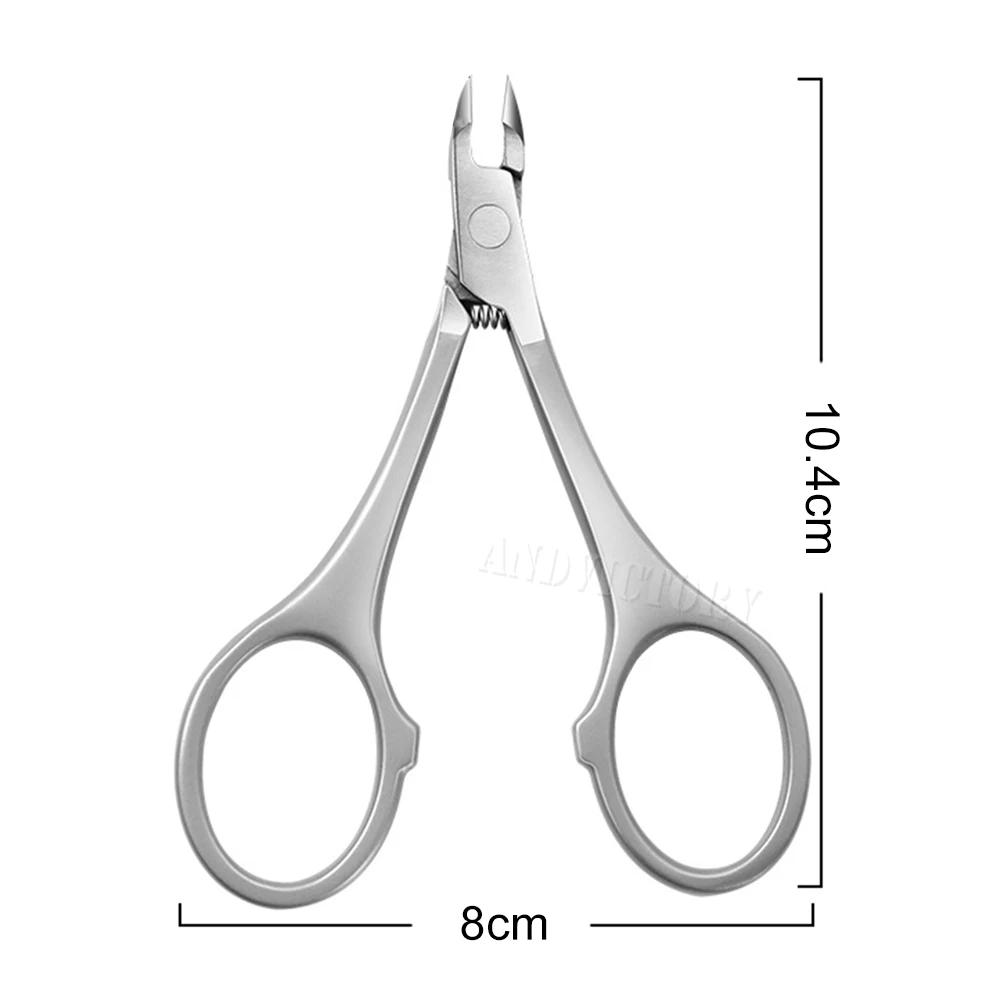 キューティクルニッパー ネイルマニキュア キューティクルはさみ クリッパー トリマー 角質除去 ペディキュア ステンレス鋼カッターツール