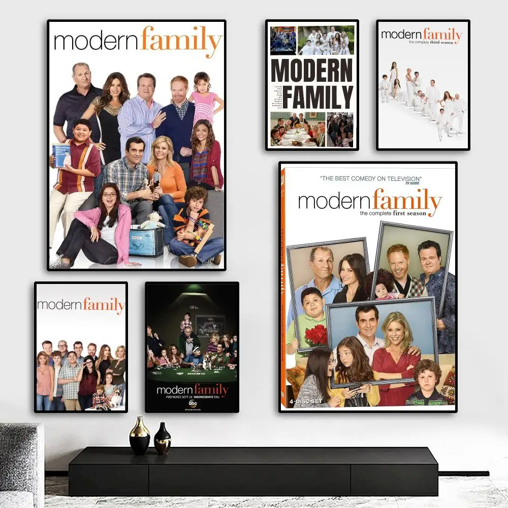 Modern Family Painting Calligraphy HD Canvas Poster living room bedroom bar aesthetic decoration