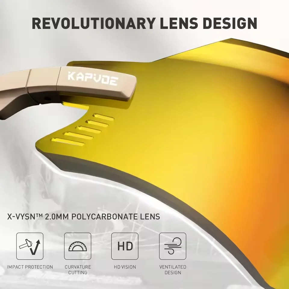 Outdoor Sports Men Women Photochromic Sunglasses Road Mountain Bicycle Cycling Glasses UV400 Protection Goggles Glasses 1 Lens image 4