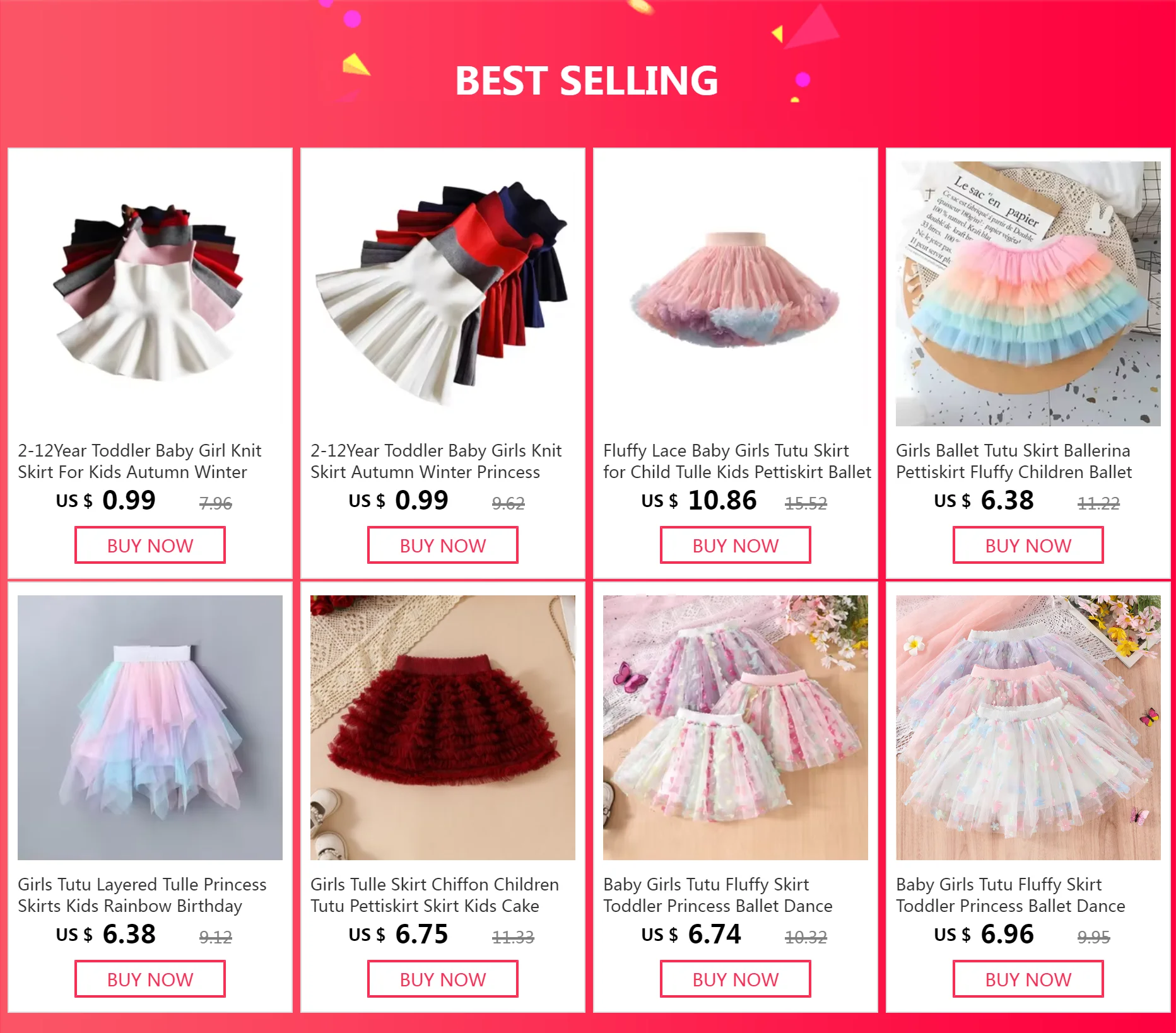 Baby Mädchen Tutu Flauschiger Rock Kleinkind Prinzessin Ballett Tanz Tüll Schmetterling Kinderrock Süßer Mädchen Elastischer Rock Petticoat – Detail 1