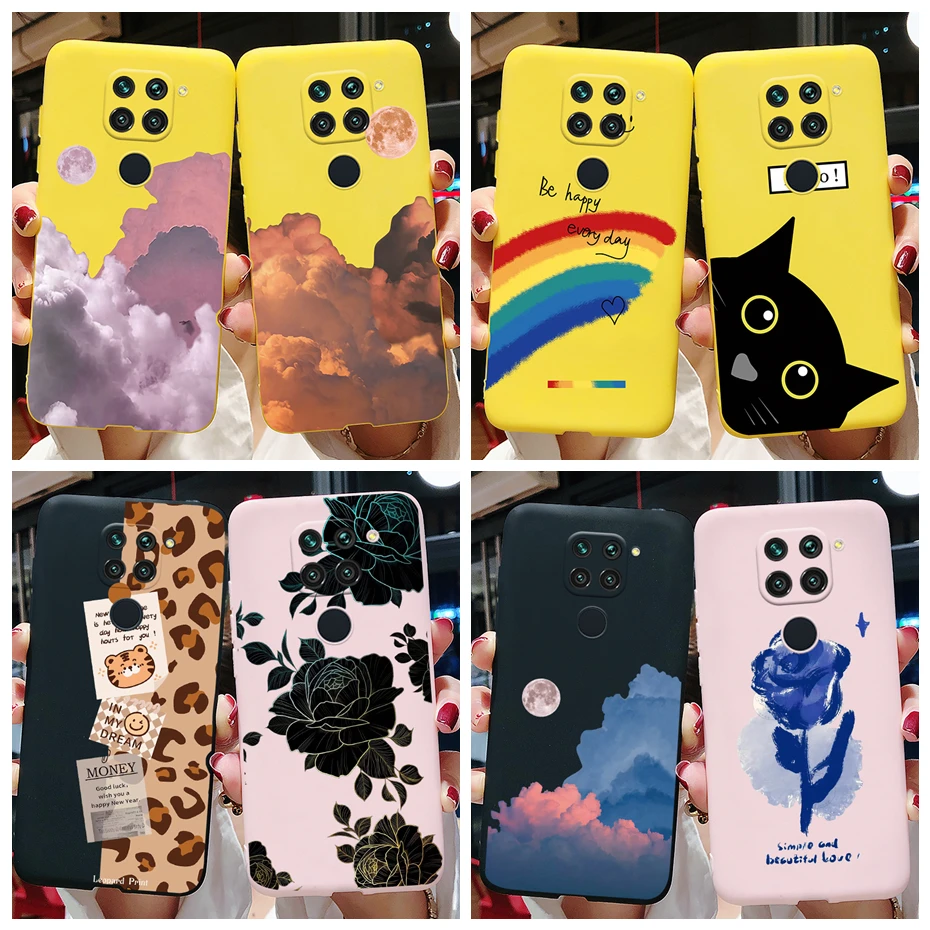 For Xiaomi Redmi Note 9 Case soft Cartoon Pattern Silicone Phone Back Cover Case For Xiaomi Redmi Note9 Note 9 Pro Max 9s Bumper