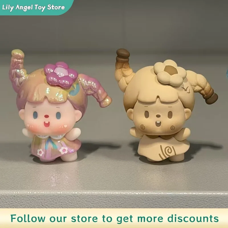 For Fans In Stock Mini Figure Siwai Mystery Box Cute Ponytail Kawaii Blind Bag Collectible Vinyl Toy Desk Decor Birthday Gift
