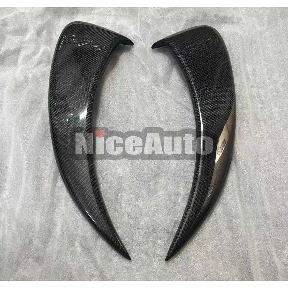for Porsche 981 Cayman Boxster 2013 2014 2015 Real Carbon Fiber Bodykits Car Door Side Fender Vents Trims Frame Decorative Cover
