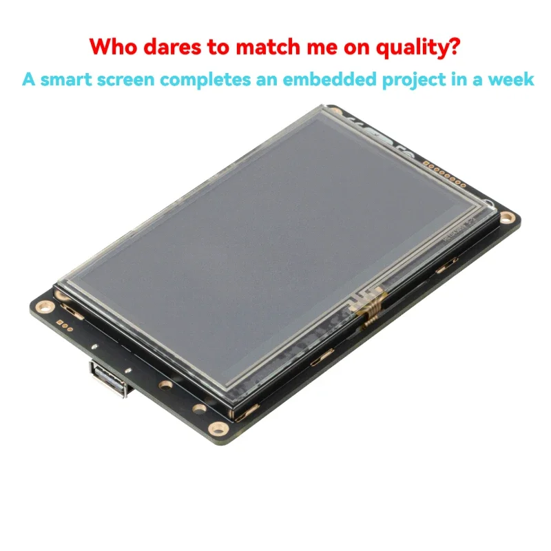 STONE 4.3 Inch HMI Intelligent LCD Module TFT Display Controller Program Support Microcontroller MCU for Arduino mega 2560 uno Q