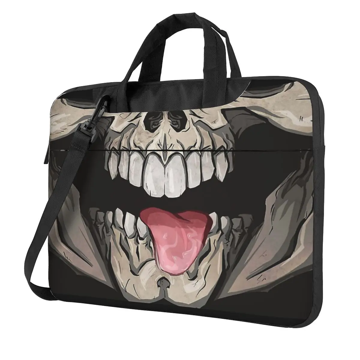 

Mad Skull Mask Laptop Bag Case Protective Vintage Computer Bag Bicycle Crossbody Laptop Pouch