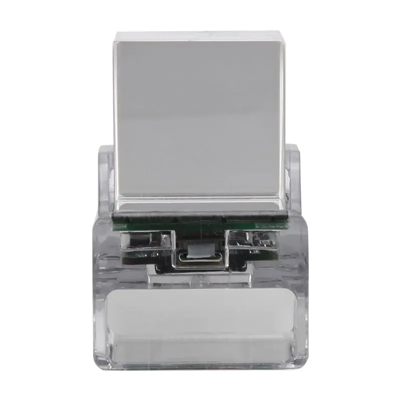 

[NEW A09R!】 Transparent Miniature TV With Illuminated Optical Components, Pseudo-Holographic Ornament Transparent Crystal Lamp B